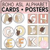 ASL Alphabet Letter Cards | Bulletin Board Letters | Boho 