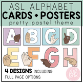 ASL Alphabet Letter Cards | Bulletin Board Letters | Prett