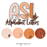 ASL Alphabet Letters