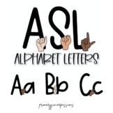 ASL Alphabet Letters | Basic, Upper & Lowercase