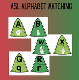 ASL Alphabet Matching Center for Christmas