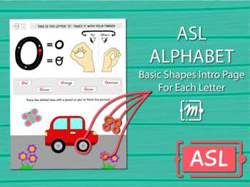 Preview of ASL Alphabet Pencil Control Workbook For Kids | Tracing Letters