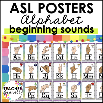 Preview of ASL Alphabet Posters | Sign Language Posters