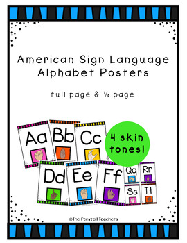 Preview of ASL Alphabet Posters