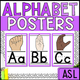 Sign Language Alphabet Cards - ASL Posters - Classroom Decor