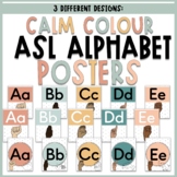 ASL Alphabet Posters l Sign Language Poster l MODERN NEUTR