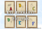 ASL Alphabet Printable Posters