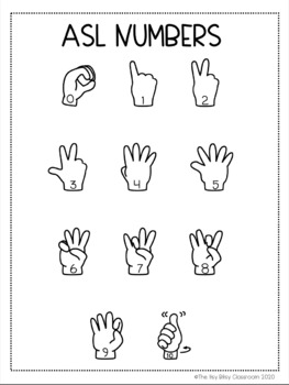 asl alphabet and number matching puzzle sign language