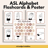 ASL (American Sign Language) Alphabet, ASL Flash Cards, Mo