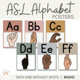 ASL (American Sign Language) Alphabet Posters | BOHO | Neu