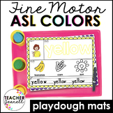 ASL Colors Playdough Mats