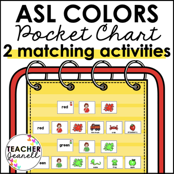 Printable Asl Color Chart