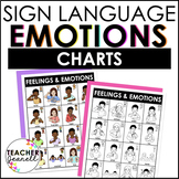 ASL Feelings and Emotions Charts