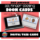 ASL American Sign Language Fingerspell Boom Cards™ |  3 Le