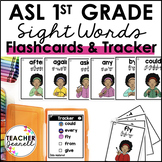 ASL Flashcards and Tracker First Grade Sight Words | Sign 