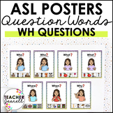 ASL Question Words Poster Set - American Sign Language WH-