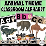 ASL Animal Themed Alphabet: Colorful Wall Decor