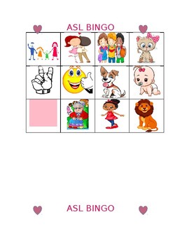Preview of ASL Bingo