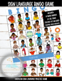 Sign Language Bingo Game - Classroom ASL Bingo Game - Incl