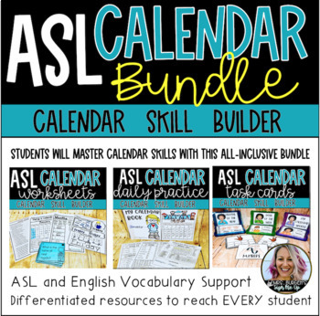 Preview of ASL Calendar Time BUNDLE