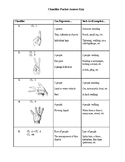 ASL Classifier Packet Answer Key