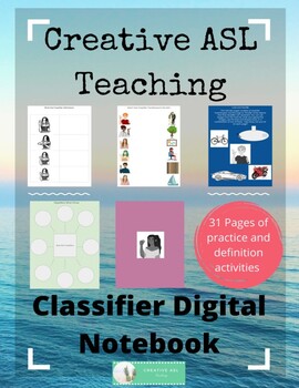 Preview of ASL Classifiers Digital Notebook