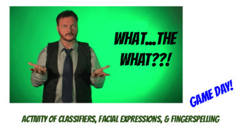 Preview of ASL - Classifiers - GAME