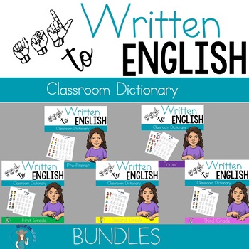 Preview of ASL Classroom Dictionary Bundle Set 1-5