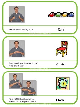 ASL (American Sign Language) Classroom Labels, Volume 1 | TpT