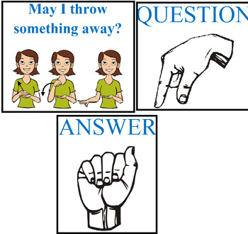 Preview of ASL Classroom Management signs