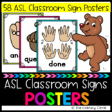 ASL Classroom Signal Posters / ASL Classroom Hand Signals 
