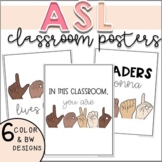 ASL Classroom Signs | Decor