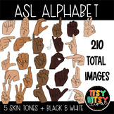ASL Clipart Alphabet Hands - American Sign Language