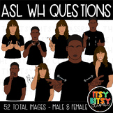 ASL Clipart WH Question Words American Sign Language