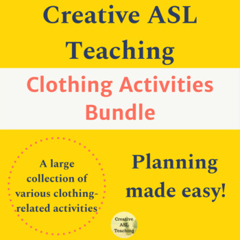 Preview of ASL Clothing Bundle