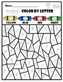 ASL Color By Letter- A thru Z