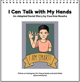 Preview of ASL Communication Social Story Interactive/Adapted Book