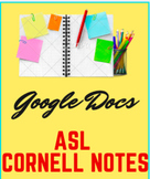 ASL Cornell Notes