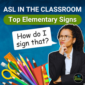 Preview of Elementary Sign Language Training, Paraprofessional-SPED- ASL Vocabulary