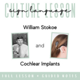 ASL Culture Lesson: William Stokoe and Cochlear Implants
