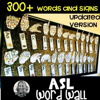 Preview of ASL WORD WALL BUNDLE