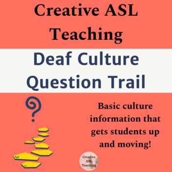 Preview of ASL Deaf Culture Question Trail