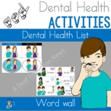 ASL Dental Health Word Wall