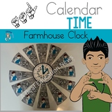 ASL Farmhouse Clock Bulletin Board