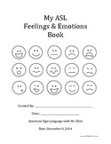 ASL Feelings & Emotions Book