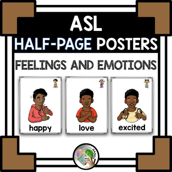 Preview of ASL Feelings and Emotions Posters