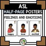 ASL Feelings and Emotions Posters