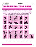 ASL Fingerspell Your Name