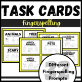 ASL Fingerspelling Task Cards Google Slides™