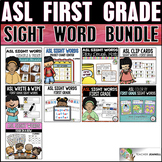 ASL First Grade Sight Word Bundle